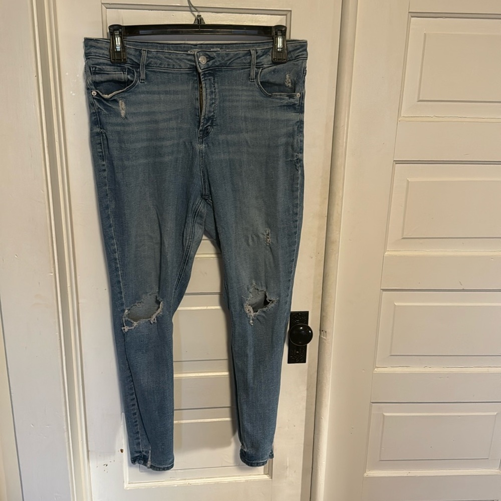 Women’s blue jeans by old navy